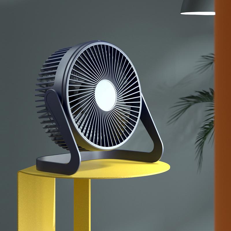 1 Piece 5 Inches Small Desk Cooling Usb Power Portable Fan Super Mute Cooler 360 Degree Rotation Fan For Home Mini Desktop Fan