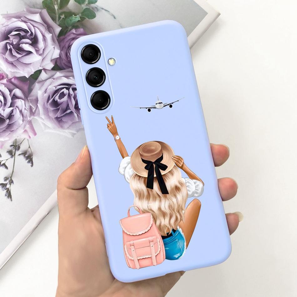 For Samsung Galaxy A25 5G Phone Case Samsung A25 2023 SM-A25B Fashion Moon Design Soft Silicon Back Cover