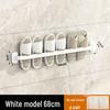 Wall-Mounted Luxury Slipper Rack: Punch-Free Bathroom Shoe Draining Storage Solution