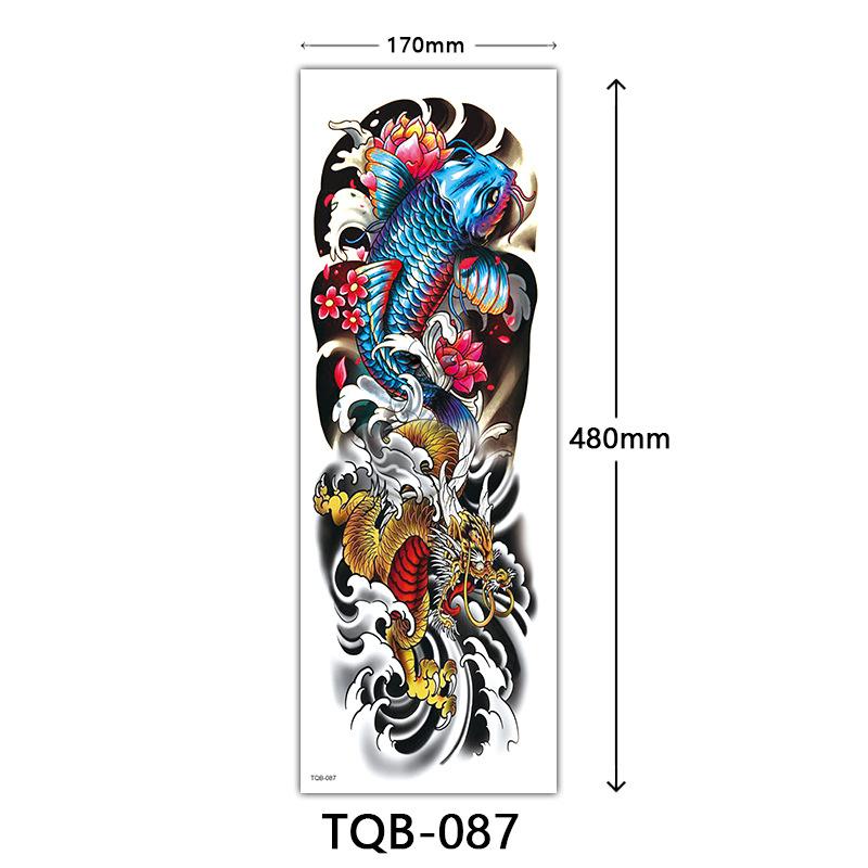 Full Arm Tattoo Sticker Full Arm, Full Arm Big Picture Tattoo Sticker, Flower Arm Tattoo Sticker Tattoo