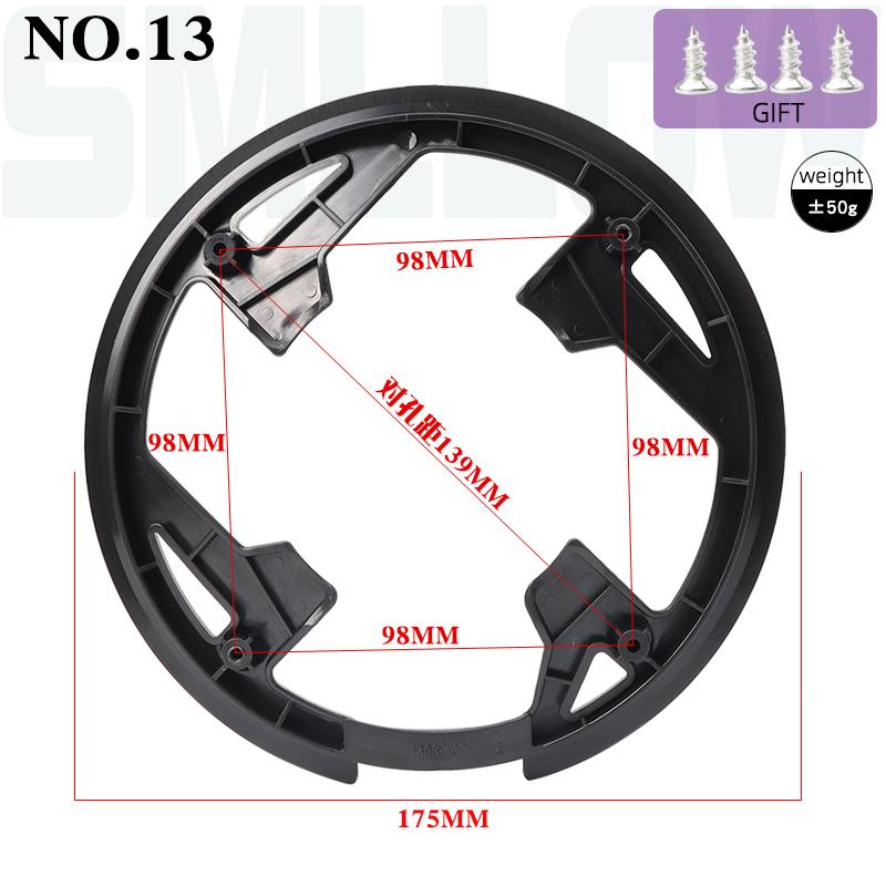 Crank Set Bicycle Parts 42T 44T 46T 48T 52T Universal Crank Cover Bicycle Tooth Plate Chain Wheel Guard Bike Crank Cap