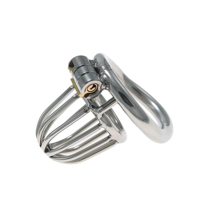 Stainless Steel Chastity Lock Penis Cage Bondage Alternative Sex Tools Passion Lower Body Training Adult Toys