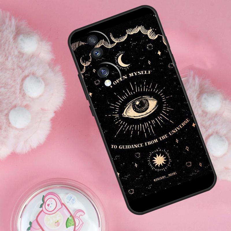 Death Tarot Cat Case For Honor 70 90 50 Lite X9c X8a X8b X9b X9a X8 X9 Honor 200 Lite Magic 5 6 7 Pro Cover