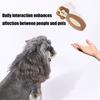 Latex Dog Chew Toy for Small Medium Large Dogs Bowling Shaped Interactive Squeaky Bite-Resistant Teething Toy for Stress Anxiety Relief