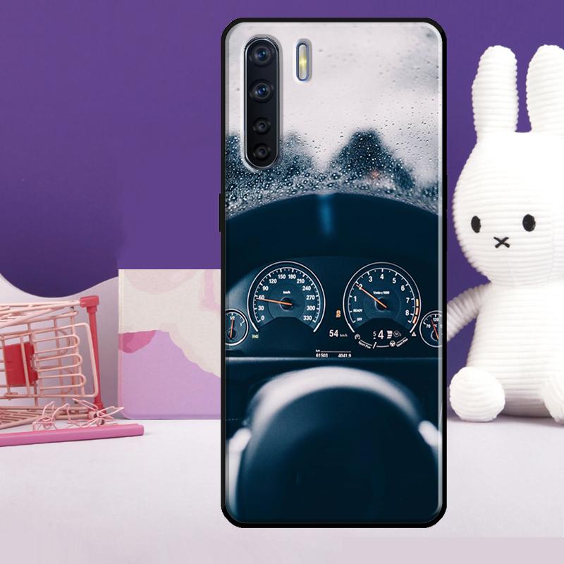 Speedometer Car Case For Oppo A60 A80 A40 A77 A57 A17 A74 A54 A94 A78 A98 A18 A38 A58 A96 A76 A16 A15 A5 Pro