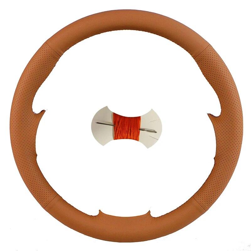 Hand-stitched Artificial Leather Car Steering Wheel Cover For Toyota Vios Corolla Mark 2 for Lexus GS43 Steering Wheel Braid