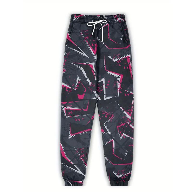 Jugend Männer Kleidung Frühling Herbst Casual 3D Digital Print Jogginghose Männer Mode Hosen