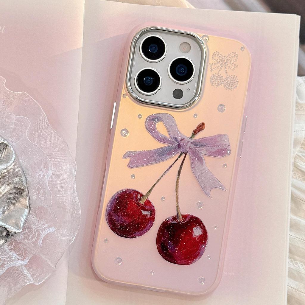 Creative Cherry Phone Case for iPhone 17 and iPhone 17 Pro Max
