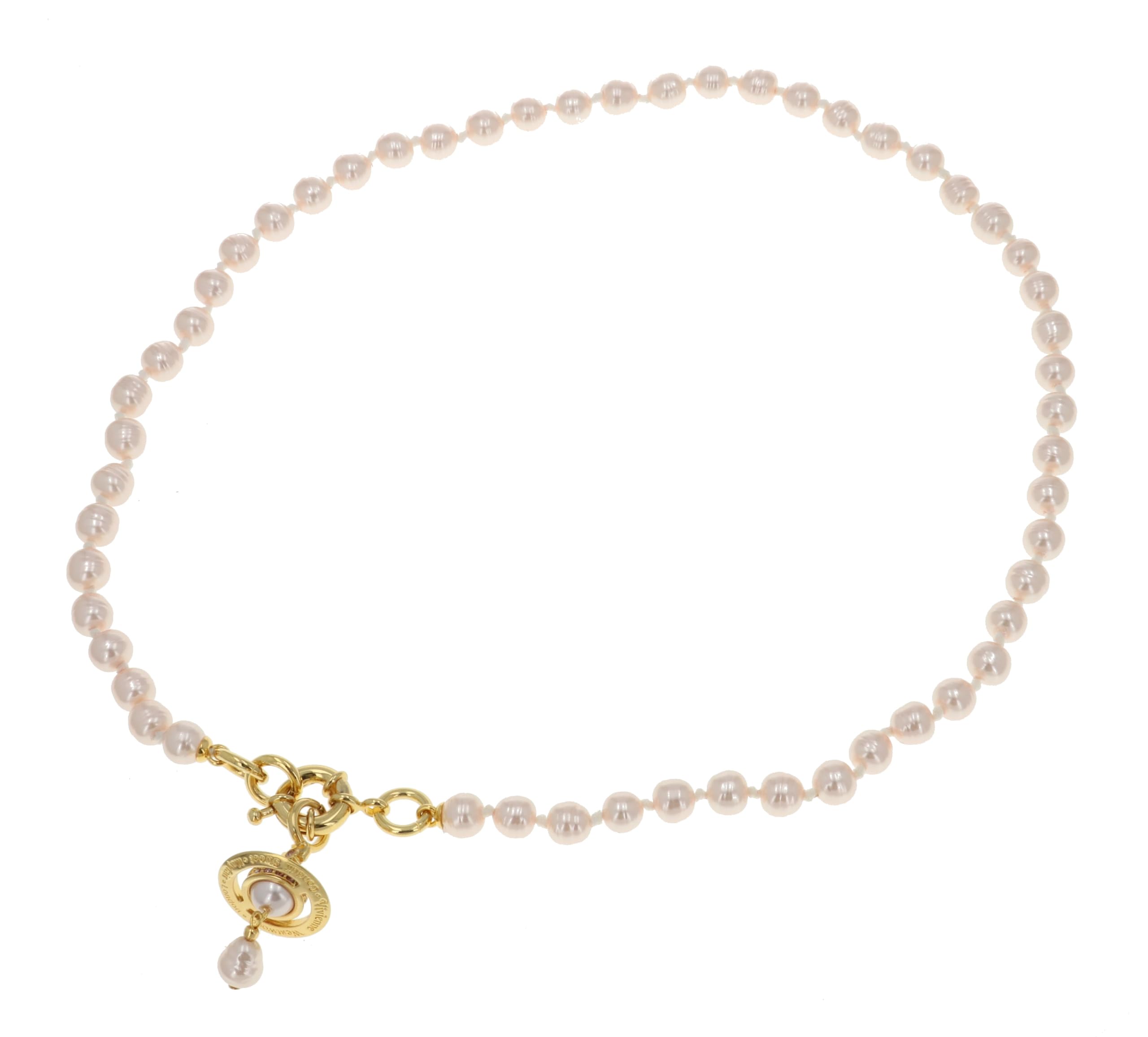 

ALEKSA Pearl Necklace Brass W2 [Vivienne Westwood] Women s 63010111/02R733 [Item]