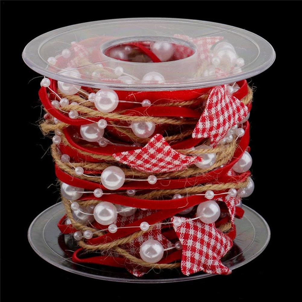 Pentagonal Ribbon 💰Kaufe Christmas Handmade Pentagonal Star Chain Ribbon Gift Wrapping ...