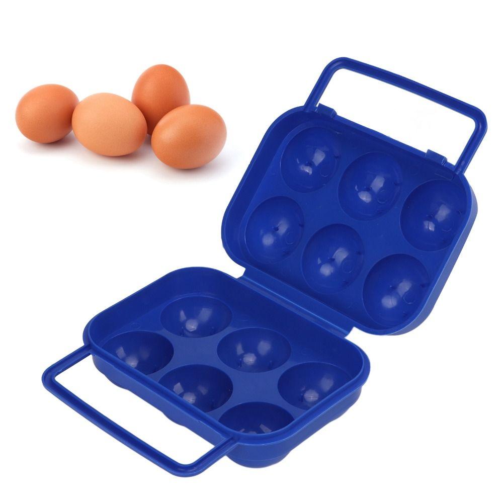 3 Pcs Sturdy Shockproof Egg Box ABS Egg Container Durable Egg Storage Carrier  Indoor Kitchen