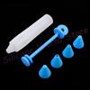 Silicone World 4 Heads Silicone Mounted Pen Chocolate Cream Mounted Mouth Dessert Decoration Writing Pen Cream Pen Baking Tools