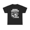 Animal Liberation Vintage Graphic Tee | Retro Animal Rights and Kids Tshirt