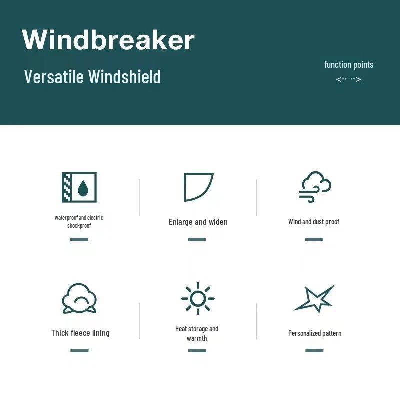 Windproof Autumn/Winter Electric Bike Quilt - Extra Thick for Cold Protection and Warmth