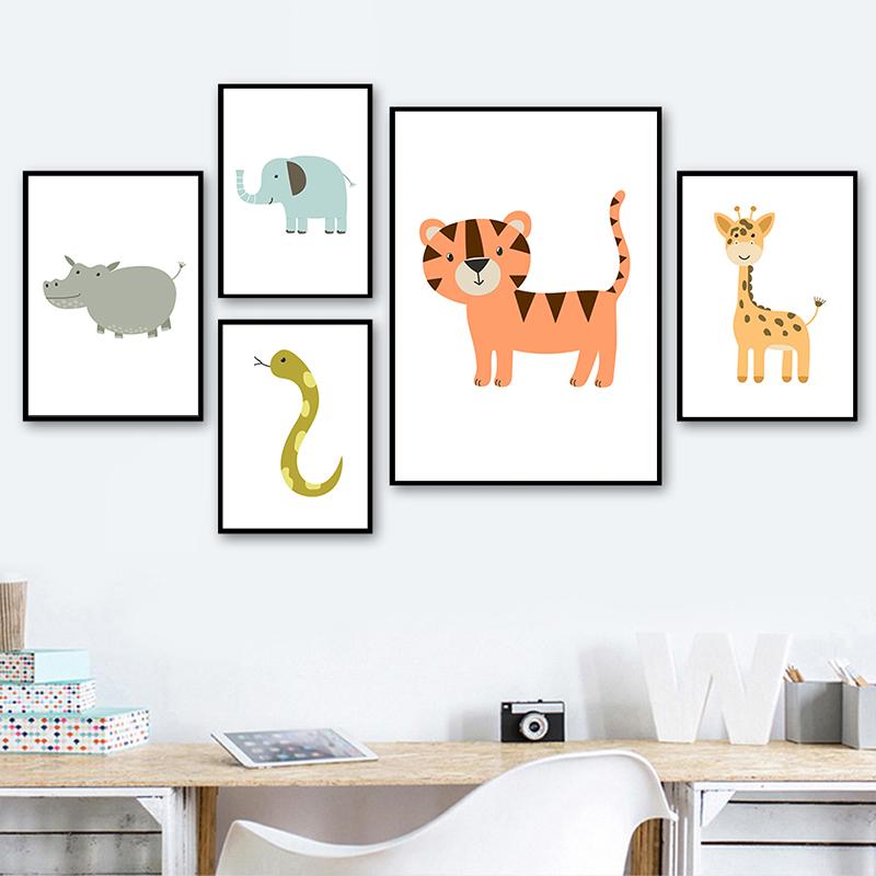 

Лев, слон, зебра, художественный холст с принтом, детский постер, детская картина, цветок, животные, настенное искусство, скандинавский постер, изображение, декор для детской комнаты 21cm×30cm NoFrame