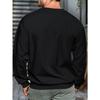 Men's and Women's Trendy Creative Basketball Shot Print Crewneck Sweatshirt, PLUS SIZE 100% Cotton Printed Long-Sleeve Crew Neck Pullover