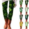 Women's St. Patrick Print Stretch Soft Leggings Casual Home Sleepwear