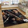 3D The Walking Dead Lincoln TWD TV Carpet Rug for Bedroom Living Room Home Sofa Decoration,Children Game Large Decor Floor Mat