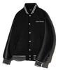 Peace Maker Teeth Varsity Wool Jacket (Black)