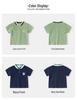 Cartoon Cotton Short Sleeve Polo Shirt for Toddler Boys - Summer Stand Collar T-Shirt