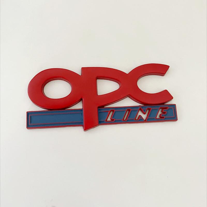 3D Metal OPC Logo Car Fender Emblem Trunk Badge For Opel Insignia Corsa E Astra H J D Zafira Vectra OPC Line Sticker Accessories