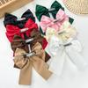 Double Webbing Bow Hairpin Duckbill Clip Premium Sense Versatile Satin Back Head Female Hairpin Hair Accessories