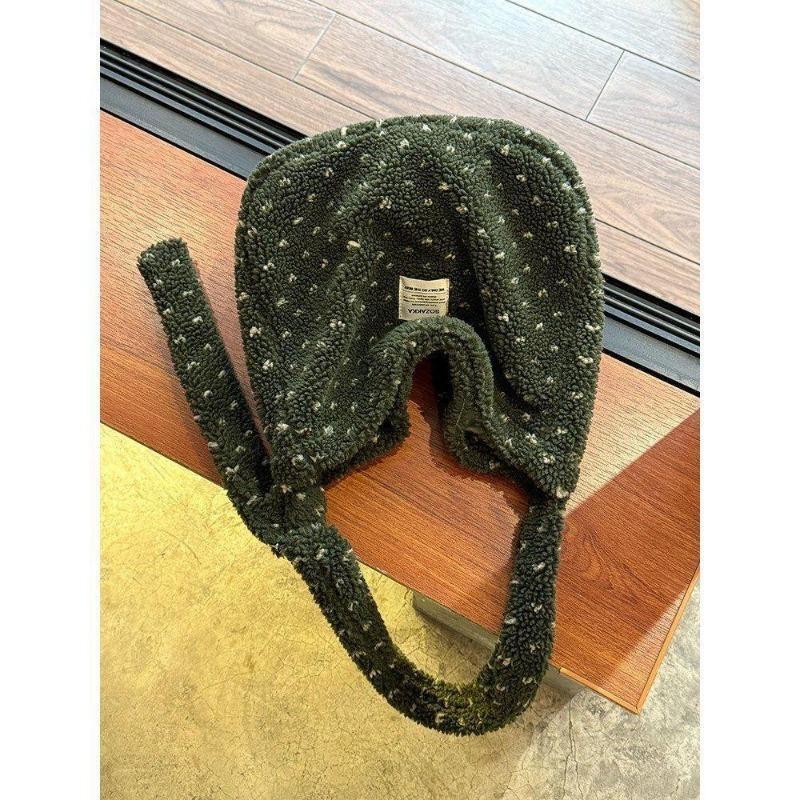 Tote Bag with Large Capacity, Retro Style, for Commuting, Single Shoulder Strap, Crossbody Design