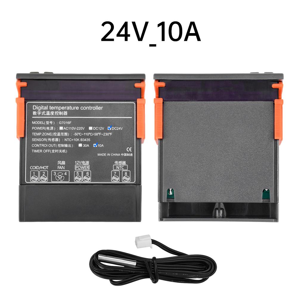 G7116F Digital Temperature Controller Thermostat Thermoregulator incubator Relay Heating Cooling  -11℃~111℃ DC 11V/11V/11A/ 11A