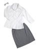 Clearstone Shelly's Closet Cosplay Halloween Office Lady Costume, Gray