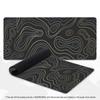 Large Dark Cosmic Star Pattern Mousepad XXL Abstract Galaxy Line Deskmat Non‑Slip Rubber Game Mouse Mats Gaming Accessories