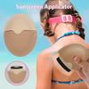 Silicone Suncream Roller Applicator Refillable Oval Isolation Lotion Cream Bottles Stitching Color Cosmetics Tool Travel