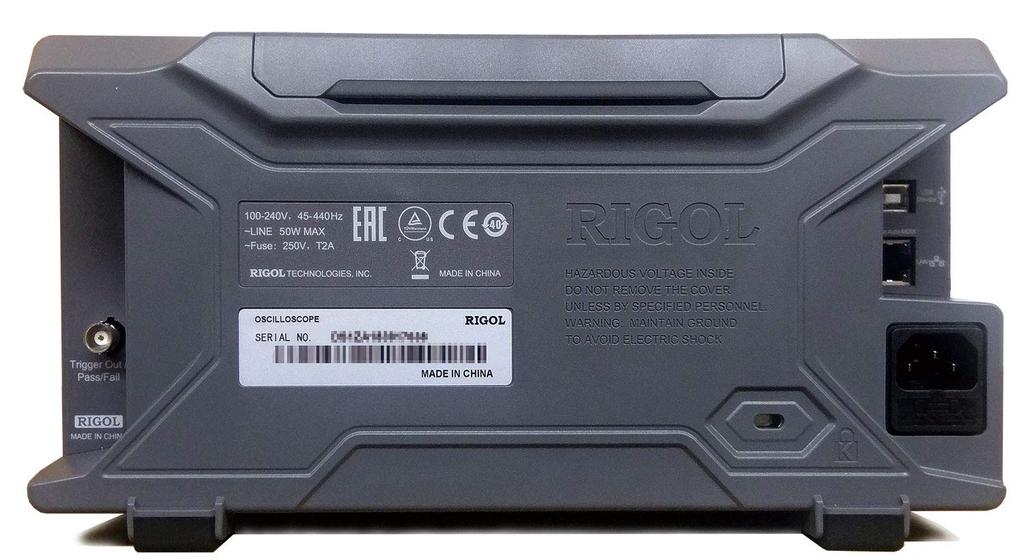 RIGOL Digitaloszilloskop DS1054Z 4 analoge Kanäle 50MHz Frequenzband Abtastrate 24M Punkt Aufzeichnungslänge 8bit hohe Auflösung Max. vertikale Achse