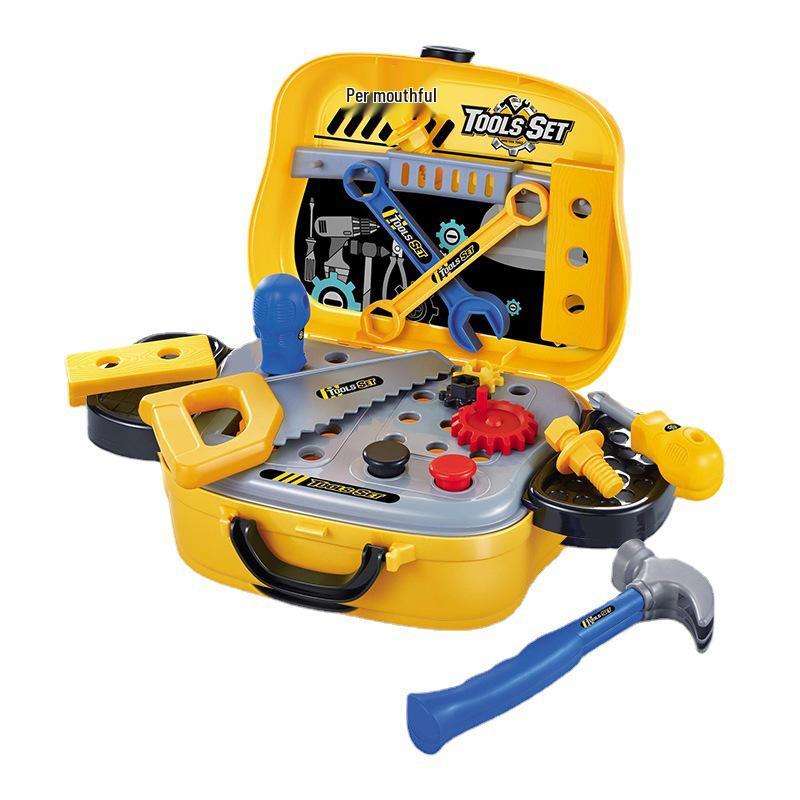 Children's Toolbox Play Set: Electric Drill & Screwdriver Repair Toys
