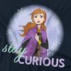 Frozen Unisex Adult Stay Curious Anna T-Shirt