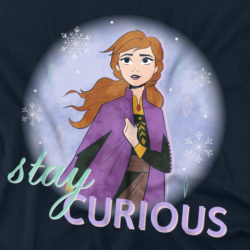 frozen Unisex Adult Stay Curious Anna T-Shirt