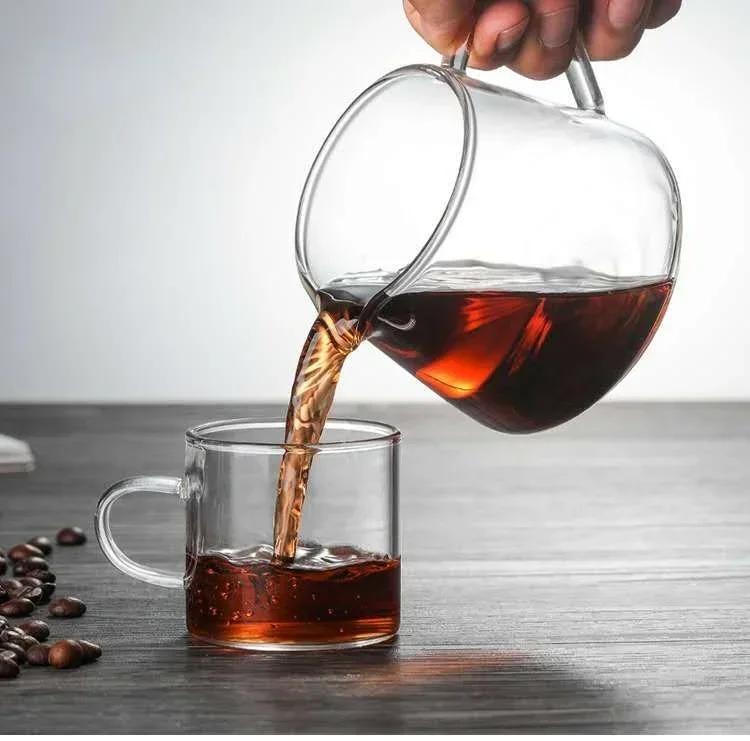 Carafe Drip 400/650ml with Tick Marks Coffee Pot V2 Pour Over Glass Range Coffee Server Coffee Kettle Brewer Barista Percolator