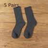 Men's Autumn and Winter Velvet Thickened Warm Middle Aged and Elderly Long Socks