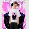 Boys Anime T Shirt Jujutsu Kaisen Satoru Gojo 15 Print Cotton Tee Lightweight Easy Match Kids Fashion Top