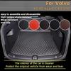 Car Trunk Mat For Volvo XC40 XC60 C40 S90 2017- Leather Anti-slip Car Cargo Trunk Carpets Pads Auto Interior Accessories