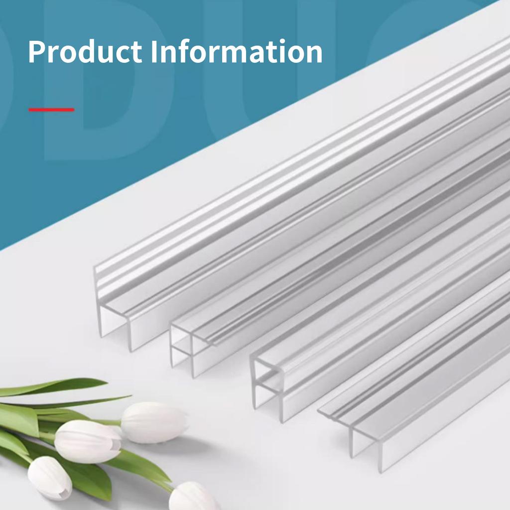 Sturdy Silicone Waterproof Seal Strips for Glass Door Convenient for Maintaining Clean and Safe Bathroom Environment