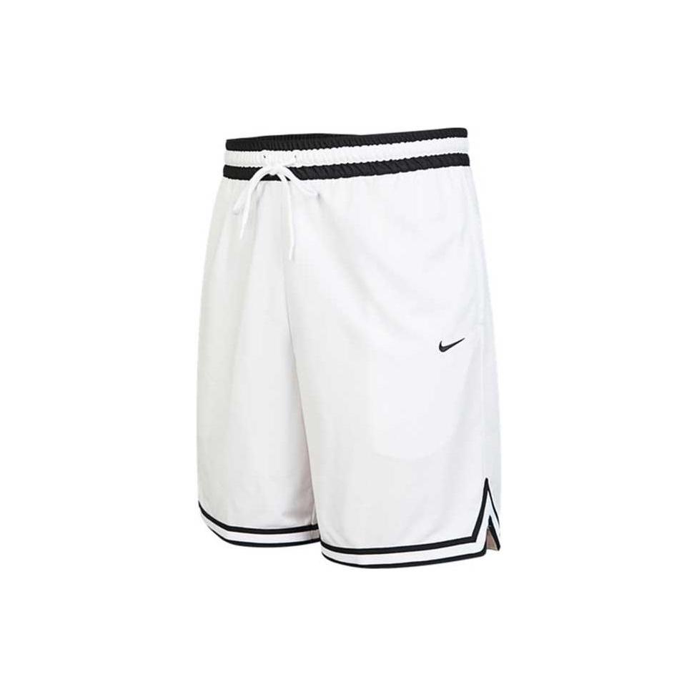 Nike Dri-Fit DNA Logo Printing Stripe Drawstring Lacing Sports Shorts White Men s DH7161-100 S