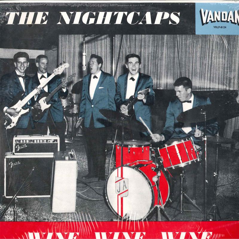 

LP Record NIGHTCAPS - Wine, Wine, Wine VRLP8124 Vandan Records 1981 US Rock
