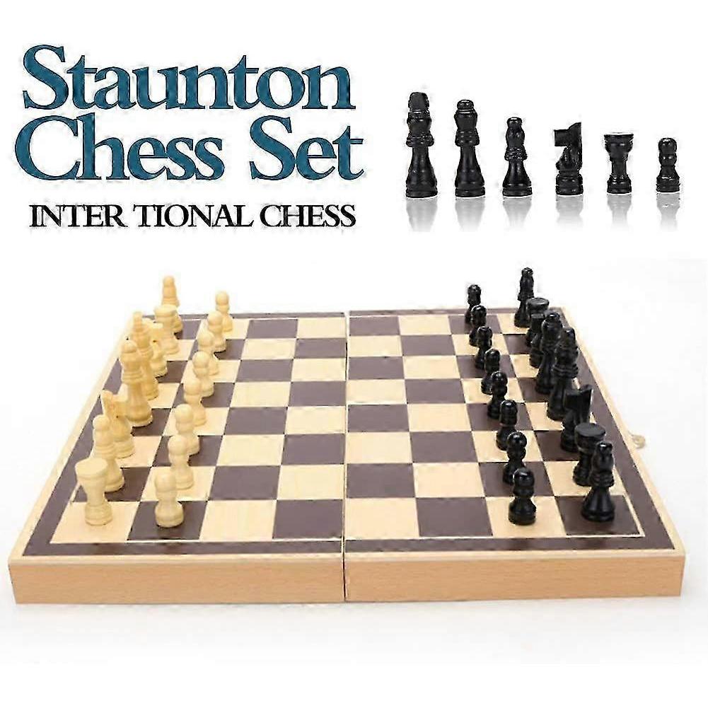 New product,Chess game, chess board wood, chess game wood - 30 x 30 cm 26-27s
