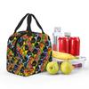 Custom Parrot Birds Cockatiel Squad Insulated Lunch Bags for Women Resuable Cooler Thermal Bento Box Outdoor Camping Travel