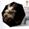1pc Rabbit Umbrella Automatic Open/close, 8-Rib Durable Frame, Compact Folding Design, Ideal Birthday/Holiday Gift 1127A