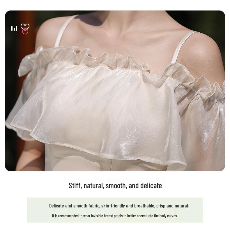 2025 Summer Satin Bridesmaid Gown - Elegant Simple Style