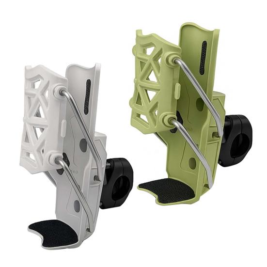 2Pcs Adaptive Cycling Water Bottle Holder 360 Degree Rotatable Automatic Clamping Bicycle Water Bottle Cage Universal Motorcycle Water Bottle Mount