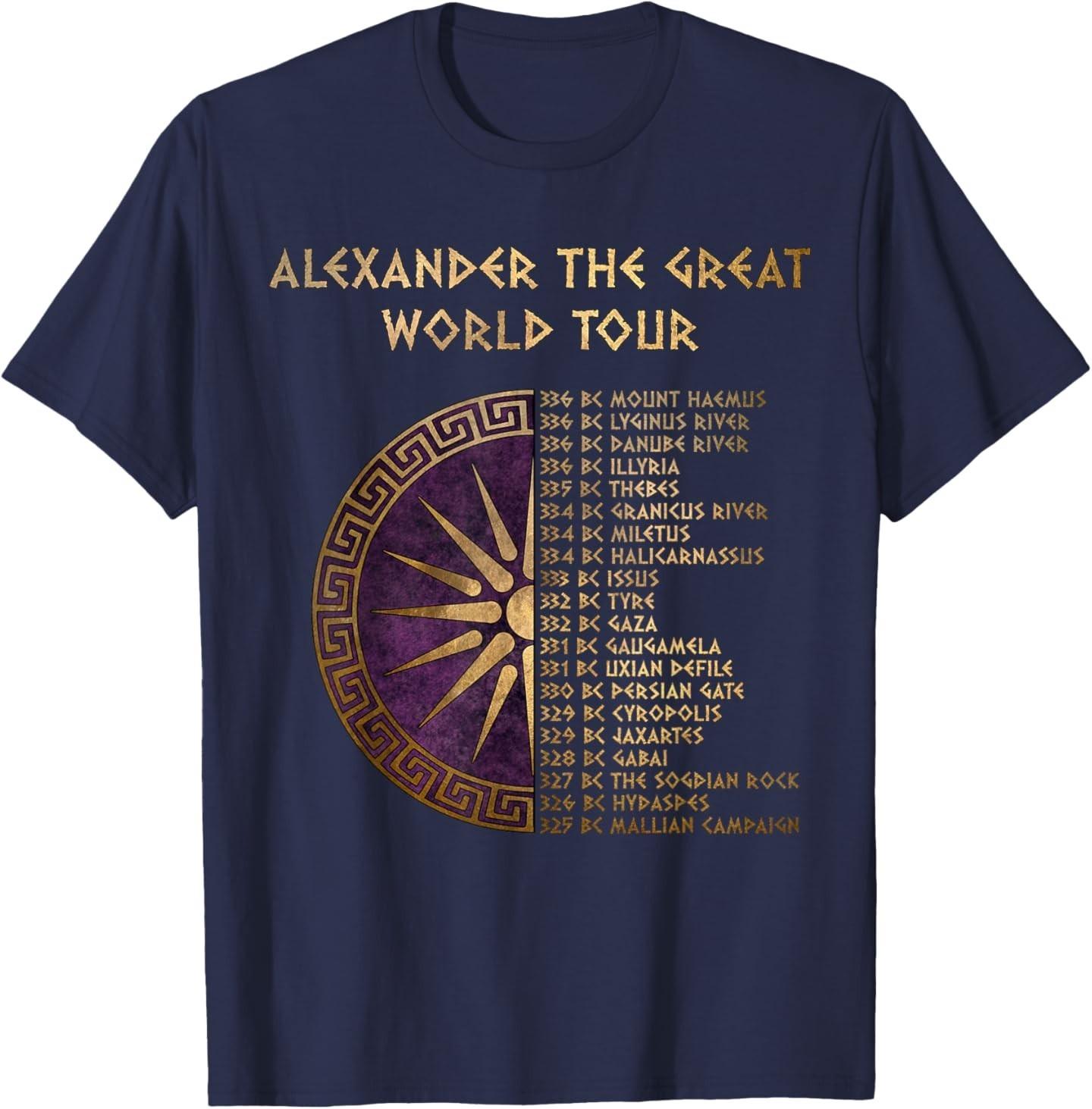 Alexander The Great: World Tour Through The Greek T-Shirt S разноцветный