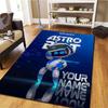 ASTRO BOT Custom Name Carpet Rug for Living Room Bedroom Home Sofa Decoration,Kids play Non-slip Floor Mat