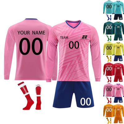 Personalised Shirts Kit Mens Girls With Name Number Custom Football Jerseys For Boys Training Suit